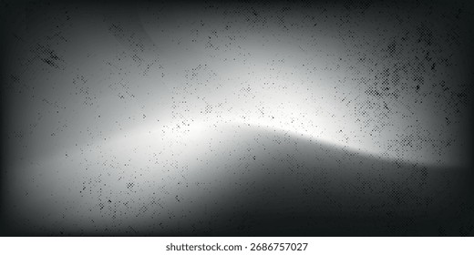 modern Black grainy gradient background, dark white gray monochrome abstract noise texture banner header backdrop design. vector