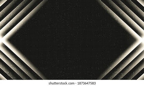 Fondo de tecnología moderna de luz negra, diseño digital y concepto de conexión,Ilustración vectorial.