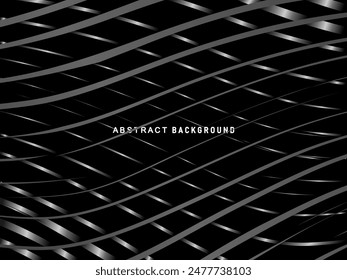Modern black metal texture steel background. 3d iron sheet. Perfect for banners, posters, covers, brochures, flyers, websites, etc.