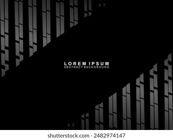 Modern black metal texture steel background. 3d iron sheet. Perfect for banners, posters, covers, brochures, flyers, websites, etc.	