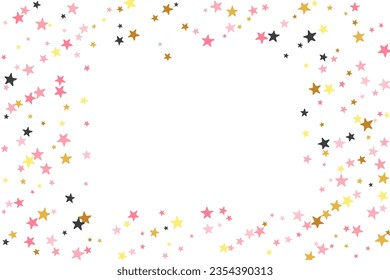 Papel de pared del vector del polvo estelar de oro negro moderno. El pequeño estallido espanta partículas de decoración de Año Nuevo. Textura de polvo de estrella de celebración. La decoración es de enhorabuena.