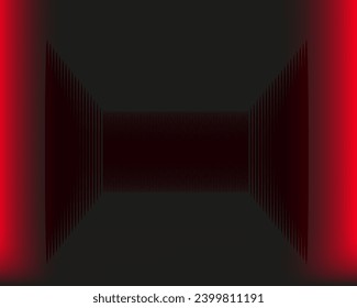 Fondo abstracto rojo negro moderno. Mínimo. Gradiente de color. Oscuro. Banner web. Forma geométrica. ... usar en herramientas de malla. Diseño. Futurista. Cortar papel o efecto metálico. Lujo. Premium.