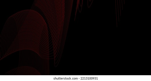 Modern black red background with lines design