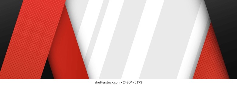 modern black and red banner background. vector abstract graphic design banner pattern background template.