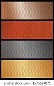 Modern Black And Red Metallic Background, Abstract vector metallic background with red silver shiny carbon texture pattern