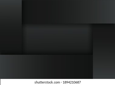 modern black square background vector illustration 