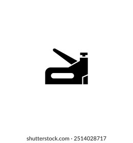 Modern, black, stapler icon for office supply design. Perfect for professional and business use.