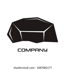 Modern Black Stone Logo
