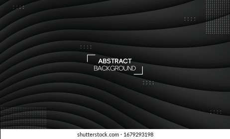 fondo moderno de rayas negras con estilo geométrico