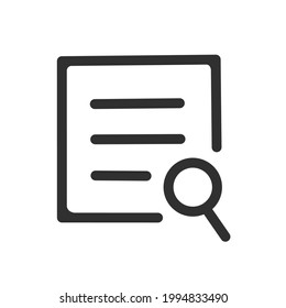 Modern black thin line icon