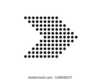 Modern black vector arrow isolated on white. Arrow icon. Arrow vector icon. Arrow. Arrows vector illustration