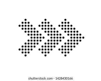 Modern black vector arrow isolated on white. Arrow icon. Arrow vector icon. Arrow. Arrows vector illustration