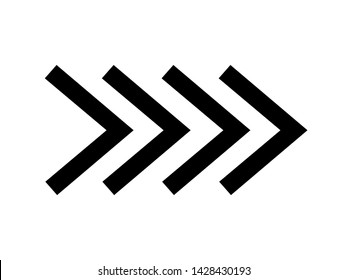 Modern black vector arrow isolated on white. Arrow icon. Arrow vector icon. Arrow. Arrows vector illustration