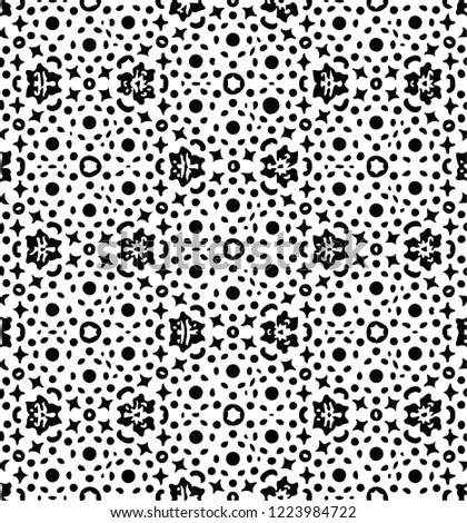 Modern black and white decorative vector pattern design for many creative ideas
