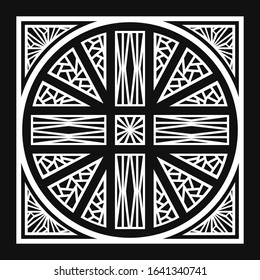modern black and white geometric pattern