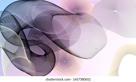 Modern black and white, gray, pink, line abstract, Abstract line vector background design.