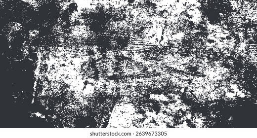 Modern black and white grunge. Distress overlay texture. Abstract surface dust and rough dirty wall abstract simple art