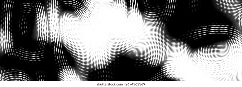 modern black and white grunge dot background eps 10