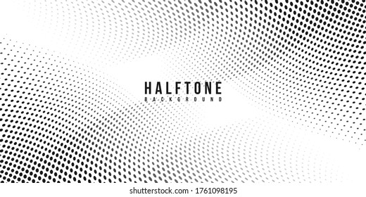 Modern Black and white Halftone Background illustration template design. vector eps 10