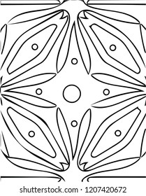 Modern black and white vector pattern design for creative ideas