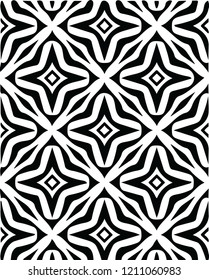 Modern black and white vector pattern decorative shape design for many creative ideas