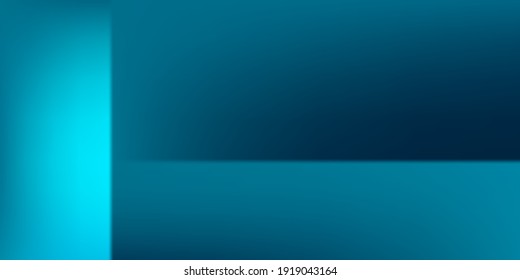 Modern Blank Aqua Trendy Screens Background. Blue Azure Turquoise Sea Gradient Mesh Illustration. Ocean Empty Water Smooth Watercolor Colorful Surface. Bright Vibrant Dark Modern Design Backdrop.