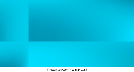Moderne Blank Water Aqua Gradient Mesh Illustration. Azurblau Leere pulsierende glatte Wasserfarbe Farbige Oberfläche. Helles Ozean, dunkel glatte Oberfläche Hintergrund. Türkisfarbenes Meer, blauer Hintergrund.
