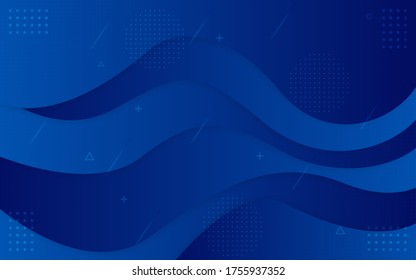 Modern blue 3D textured style background design