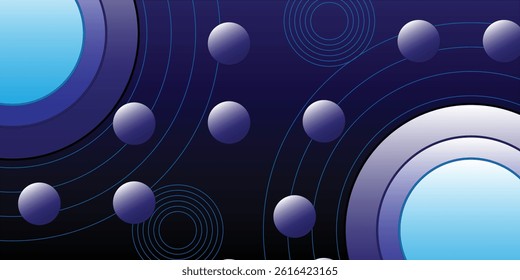 modern blue abstract background for banner. clasical galaxy design.