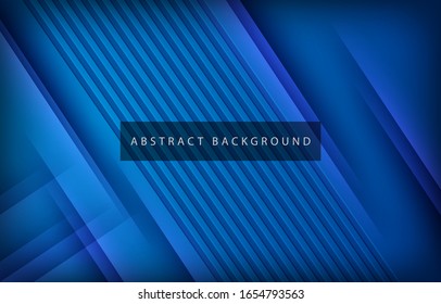 Modern blue abstract background concept with geometric and metal texture eps10 vector