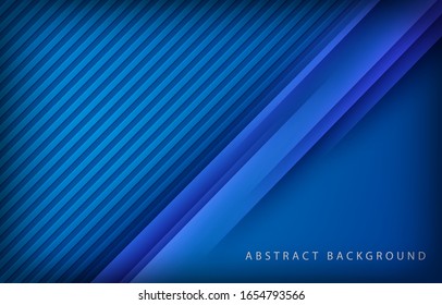 Modern blue abstract background concept with geometric and metal texture eps 10 vector