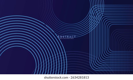 Diseño creativo de fondo abstracto azul moderno