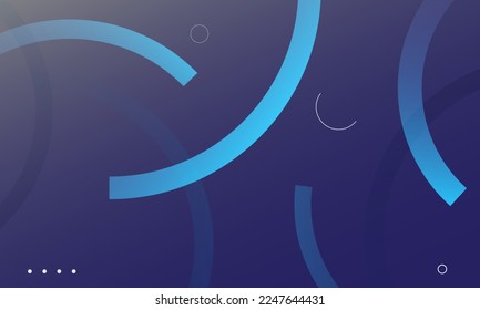 Modernes, abstraktes, blaues Hintergrunddesign. Vektorgrafik
