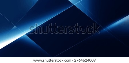 Modern Blue Abstract background with diagonal lines and polygon elegant background and banner business product present