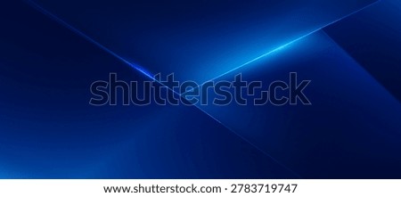 Modern Blue Abstract background with diagonal lines and polygon elegant background and banner business product present