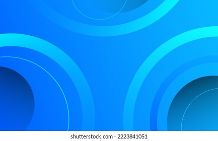 Fondo abstracto azul moderno.  Composición dinámica de formas. Ilustración del vector