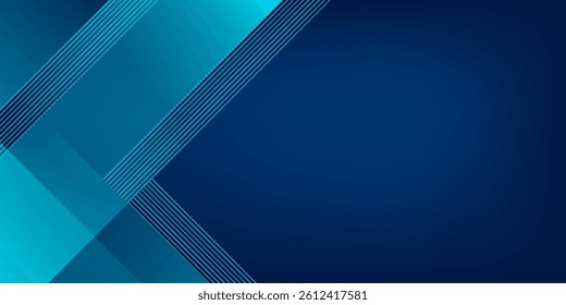 modern blue abstract background with elegant bright diagonal lines eps 10