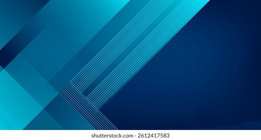 modern blue abstract background with elegant bright diagonal lines eps 10