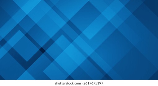 Modern blue abstract background with elegant bright geometric shapes. Sleek design ideal for banners, websites, posters, covers, and presentations.