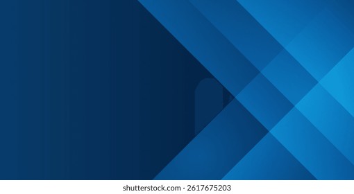 Modern blue abstract background with elegant bright geometric shapes. Sleek design ideal for banners, websites, posters, covers, and presentations.