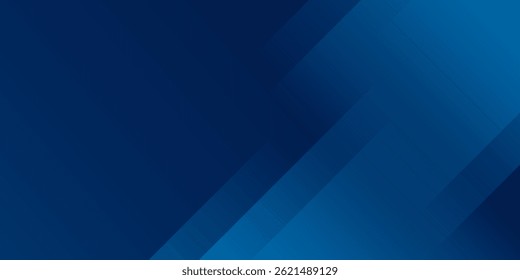 Fondo abstracto azul moderno con líneas diagonales brillantes elegantes EPS 10