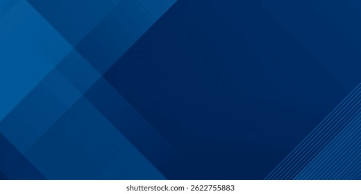 Fondo abstracto azul moderno con líneas diagonales brillantes elegantes