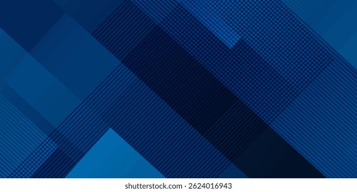 Fondo abstracto azul moderno con líneas diagonales brillantes elegantes