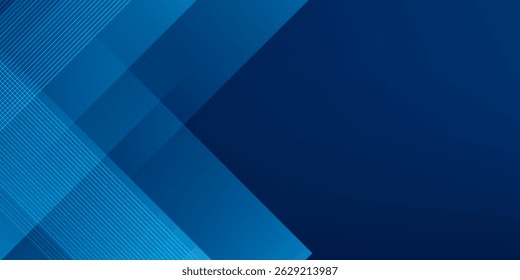 Fondo abstracto azul moderno con líneas diagonales brillantes elegantes