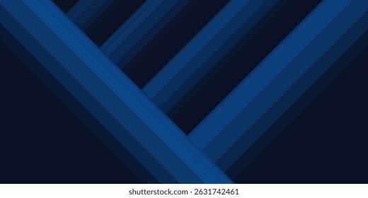 Fondo abstracto azul moderno con líneas diagonales brillantes elegantes