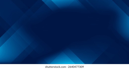 Modern blue abstract background with elegant bright diagonal lines abstract art design simple