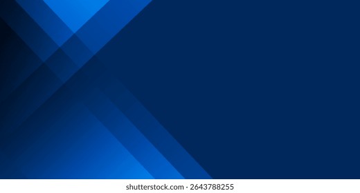 moderner blauer abstrakter Hintergrund mit eleganten hellen diagonalen Linien, Vektorgrafik