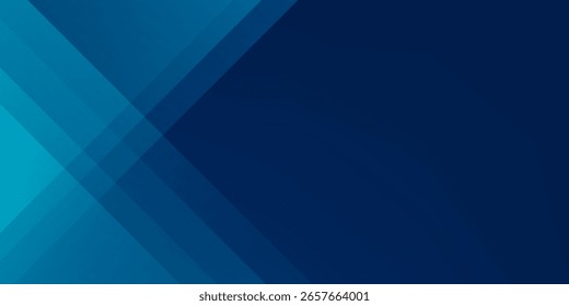 Fondo abstracto azul moderno con líneas diagonales brillantes elegantes. EPS 10