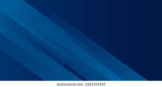 Fondo abstracto azul moderno con líneas diagonales brillantes elegantes. EPS 10