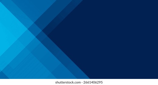 moderner blauer abstrakter Hintergrund mit eleganten hellen diagonalen Linien. Vektorgrafik